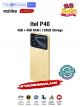 Itel P40 | 4GB RAM - 128GB Storage | PTA Approved | 12 Months Warranty | Gold | The Original Bro Mobiles 003